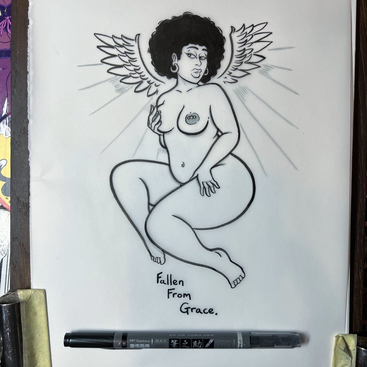 BAILEYDRAWS's tweet photo. Fallen From Grace. https://t.co/XYQM2ICuqm