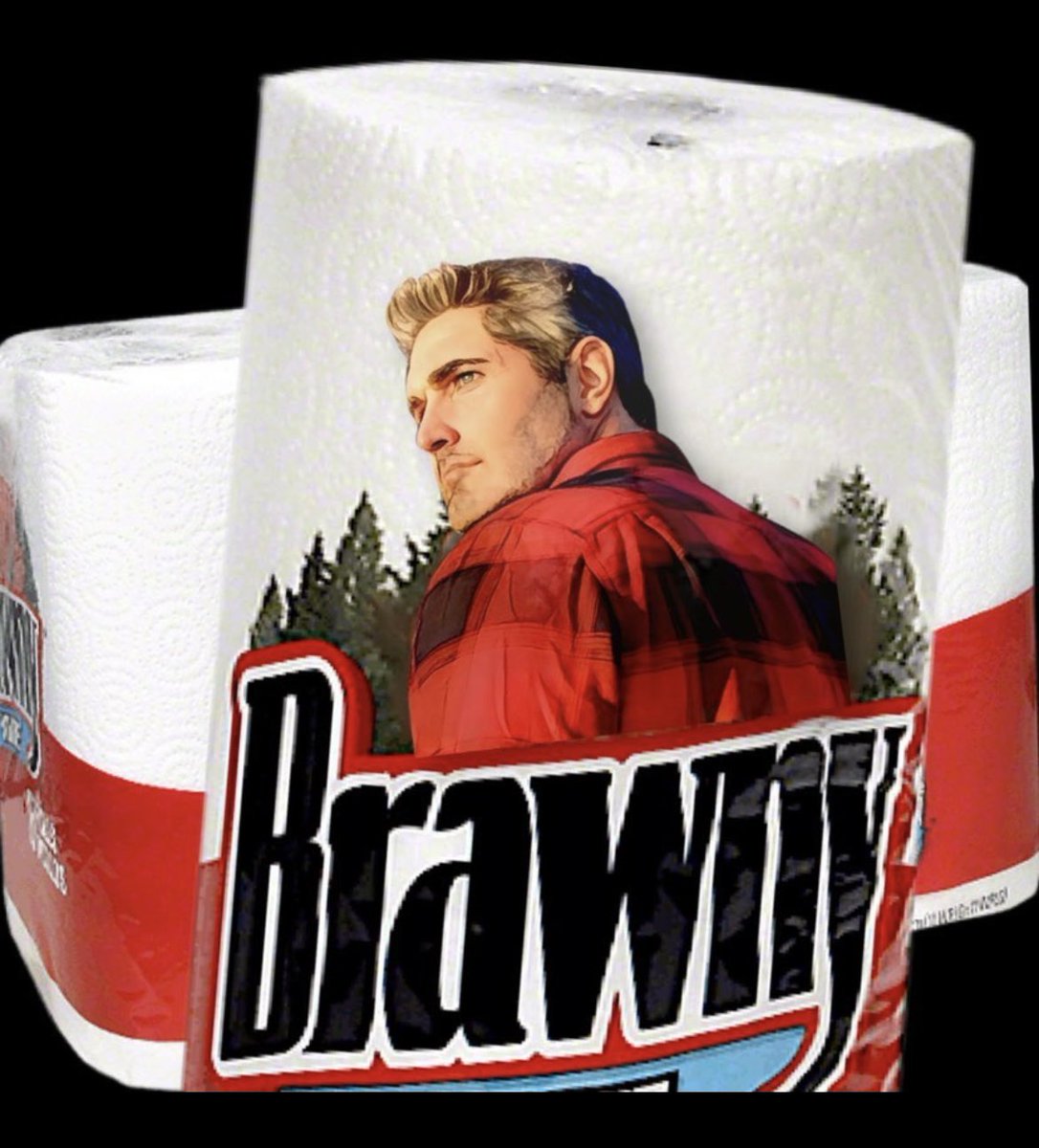 midmerch's tweet photo. New Logo created by my friend Jenn #Brawny #parody #comedy #stilladream #logo #marketing https://t.co/TZQwfwEL4j