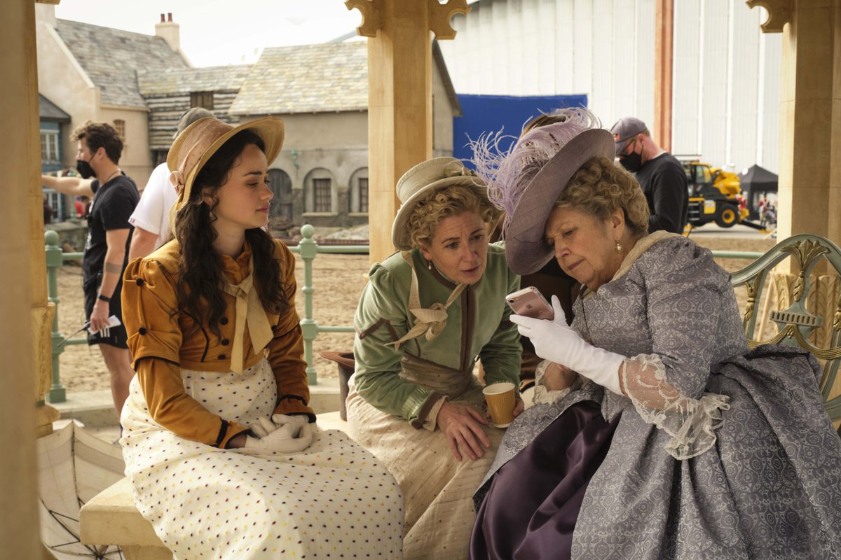 NMPBS's tweet photo. It's almost time... #SanditonPBS returns on @masterpiecepbs on Sunday, March 20. For those that find the wait too unbearable, we do have some behind the scenes sneak peeks to share — enjoy! #SanditonSisterhood https://t.co/yz2nsqgXnD