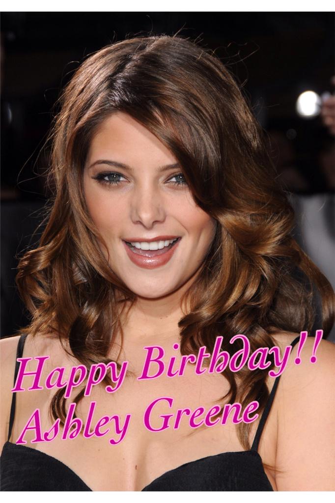 Happy 35th Birthday to American Actress,
Mrs Ashley Michele Greene.       