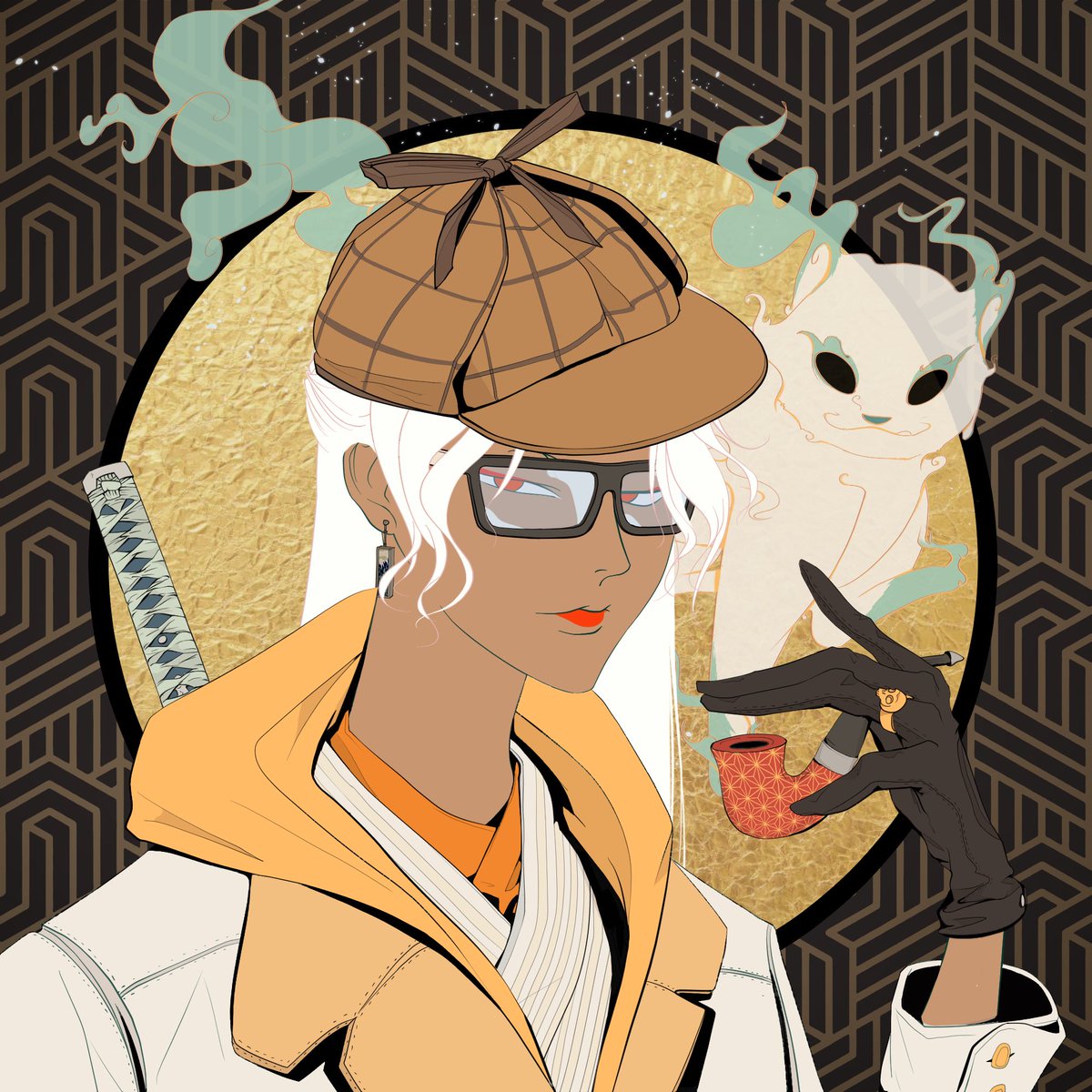 pottolinee's tweet photo. I could tell you about it by writing pages and pages of books about this project but unfortunately I have to limit the words to a tweet. No one can stop me for tweet!  Stay tuned in @nekonationNFT @rocielart and this Amazing Art
#NFTartist #Ethereum #ilovenekonation https://t.co/0Dia4K0RVk