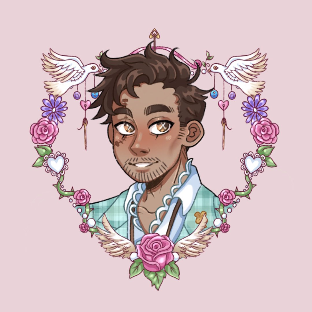 moongladecreate's tweet image. Matching Valentine’s Day discord pfps for my bestie and I #IdentityV #luckyguyidv #kurtfrankidv #idv #luckurt #idvfanart #identityvfanart #valentinesday #matchingpfp