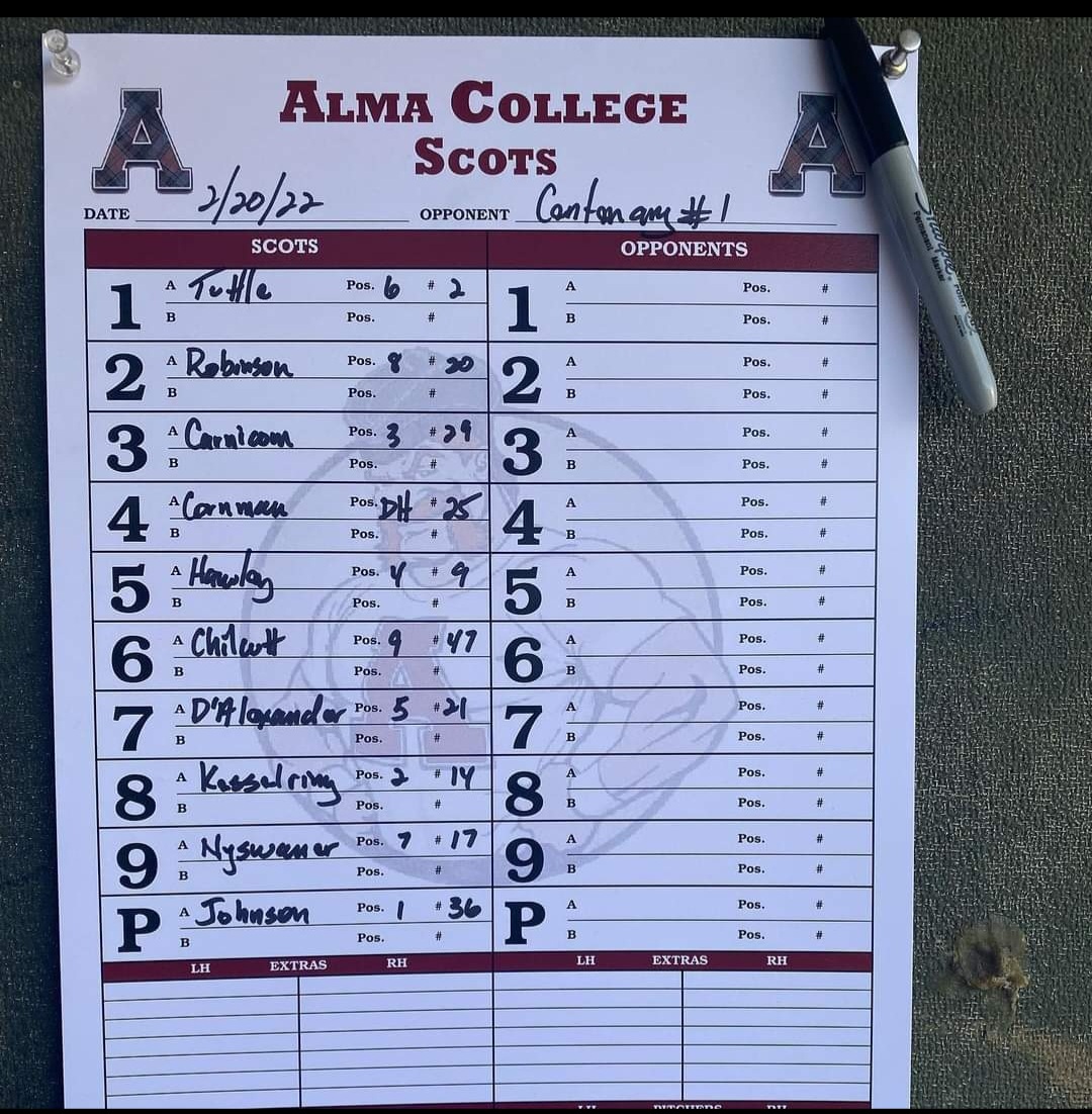 Croswell-Lexington Pioneers Baseball (@croslexbaseball) on Twitter photo Big shout out to <a href="/tylerjohnson_23/">Tyler Johnson</a>. Repressing the Pioneers in great fashion. Starting pitcher for <a href="/AlmaScotsBSB/">Alma College Baseball</a> to start their season. Good luck Tyler Big shout out to <a href="/tylerjohnson_23/">Tyler Johnson</a>. Repressing the Pioneers in great fashion. Starting pitcher for <a href="/AlmaScotsBSB/">Alma College Baseball</a> to start their season. Good luck Tyler