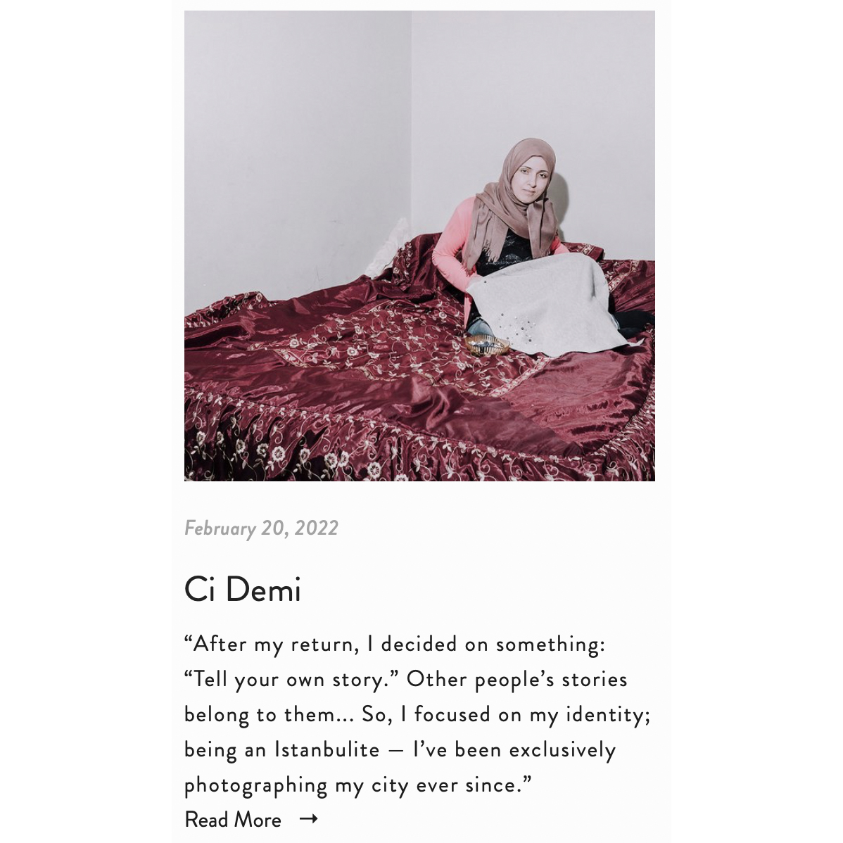 Ci Demi, a photographer in Istanbul focuses on his own story as an Istanbulite. In my interview with him he shares about his mental health and self doubt. His work is a testament to the beautiful perspective gained when looking inwards. anywhereblvd.com/interviews/ci-…

#Istanbul #CiDemi