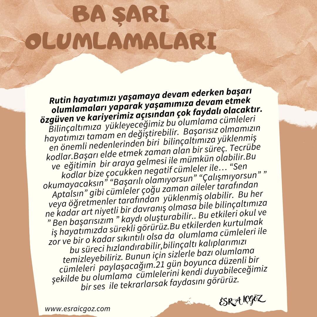 esrastro's tweet photo. Unutmayın !.
Olumsuz duyguları olumluya dönüştürebilmek bizim elimizde.
Başarı olumlamanızı yaptıktan sonra enerji akışını etkinleştirmek için yoruma ¨Oldu Oldu Oldu. Ne güzel de oldu ¨yazmayı unutmayın.
Sevgiyle... https://t.co/g1Z1zMYywp