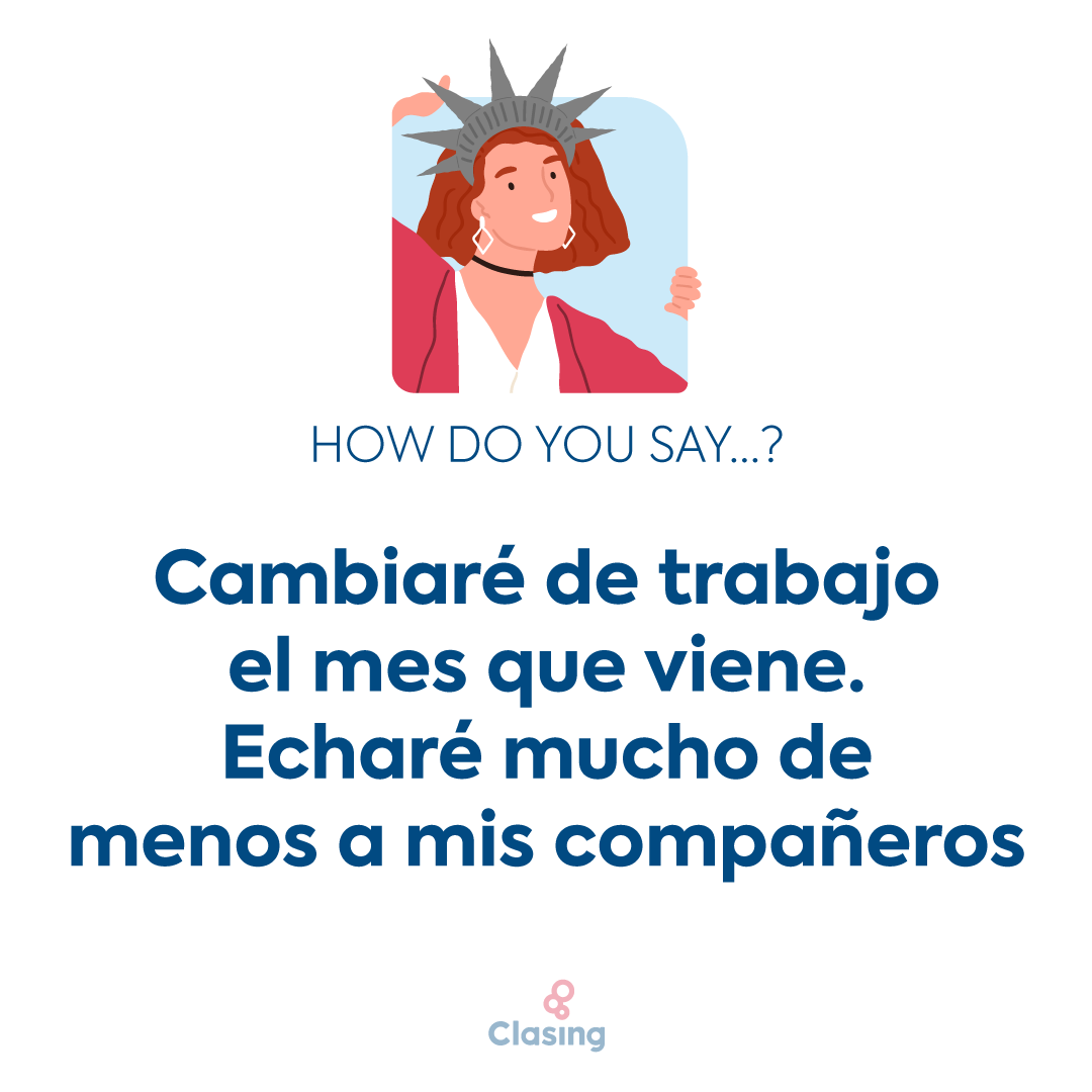CLASING_ELTS's tweet photo. Is it time for new challenges? 😲 Cambiar de trabajo no es una decisión sencilla, ¡sobre todo si dejas amistades atrás!
Sin embargo, empezar un nuevo reto profesional también puede ser algo muy "exciting" 🙌
#howdoyousay #IELTS #aprenderinglés #englishclasses #inglessinbarreras https://t.co/JAb7uRGGYh