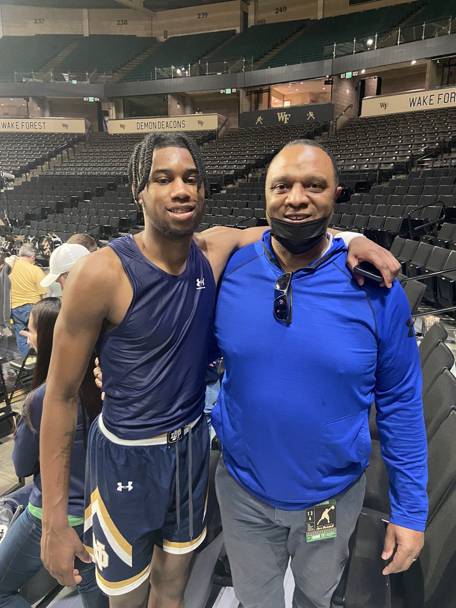 CharlesArbuckle's tweet photo. Finally got a chance to see my man #BlakeWesley do his thing.  Had a strong game against the Deacons &amp; lost a close one late.  Been knowing him and his family for a long time.  Great parents and extended family!  Gonna be a beast down the stretch of #ACCTourney #NDvsWF https://t.co/8tY9gEuj0Q