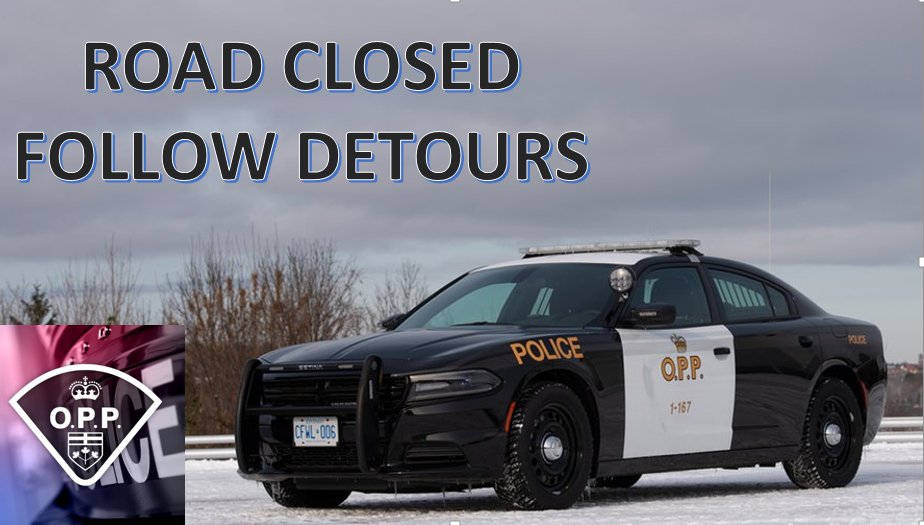 OPP East Region on Twitter "ROAD CLOSURE REMAINS IN PLACE Hwy17 