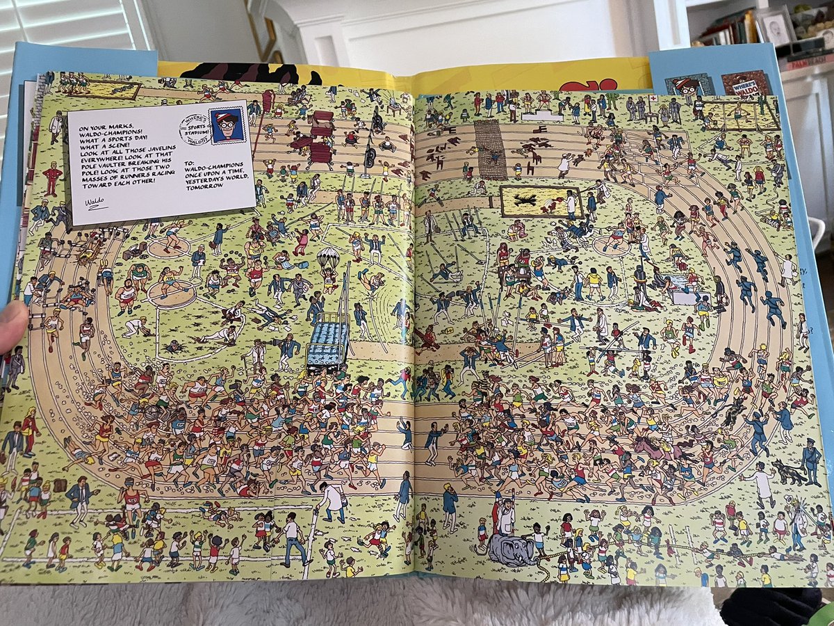 PatrickPrice's tweet photo. Track & Field Waldo https://t.co/s2ReqjnYOl
