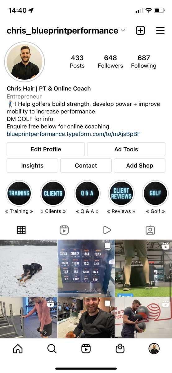 chris_hair91's tweet photo. Shameless work post. I train golfers online to improve their strength, speed and mobility to help their golf.
I have availability for new players to join the team. I post regularly on Instagram, would appreciate a follow on there!

chris_blueprintperformance

RTs appreciated https://t.co/iE17ZE9Jg0