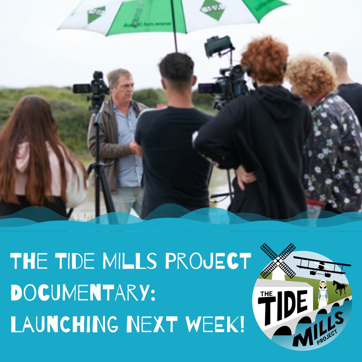 WalkChalkSussex's tweet photo. 📣 Next week our documentary is unveiled!
From the early days of the project, through our Heritage Celebration Week – and since, @BigEggFilms have been capturing and editing footage, capturing the essence of the #TideMillsProject – and we can’t wait to share with you! 🎥 https://t.co/0dDG3xvsqv