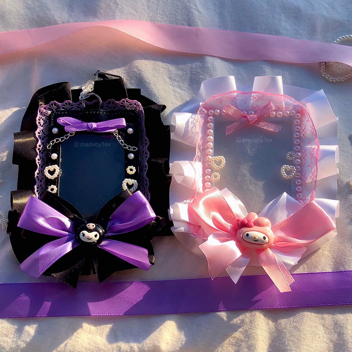 madeby1ex's tweet photo. ic interest check ph

batch 4 decorated ribbon toploader &amp; pc holder pre order ✦

doo: until oos
dop: 02/24
production time: 3-4 weeks

t. ic wts kpop tls commission https://t.co/dTZnPo1md2