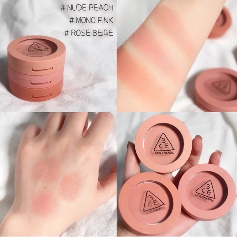 It_s_Me_Shop's tweet photo. พร้อมส่ง 

🌟3CE MOOD RECIPE FACE BLUSH
มี 3 สี 

🌸mono pink 
🌹Rose beige
🍑Nude peach

💰390฿ 
🚚 ส่��ฟรี Kerry 
#3ce #3ceพร้อมส่ง https://t.co/AwPm1dt0QV
