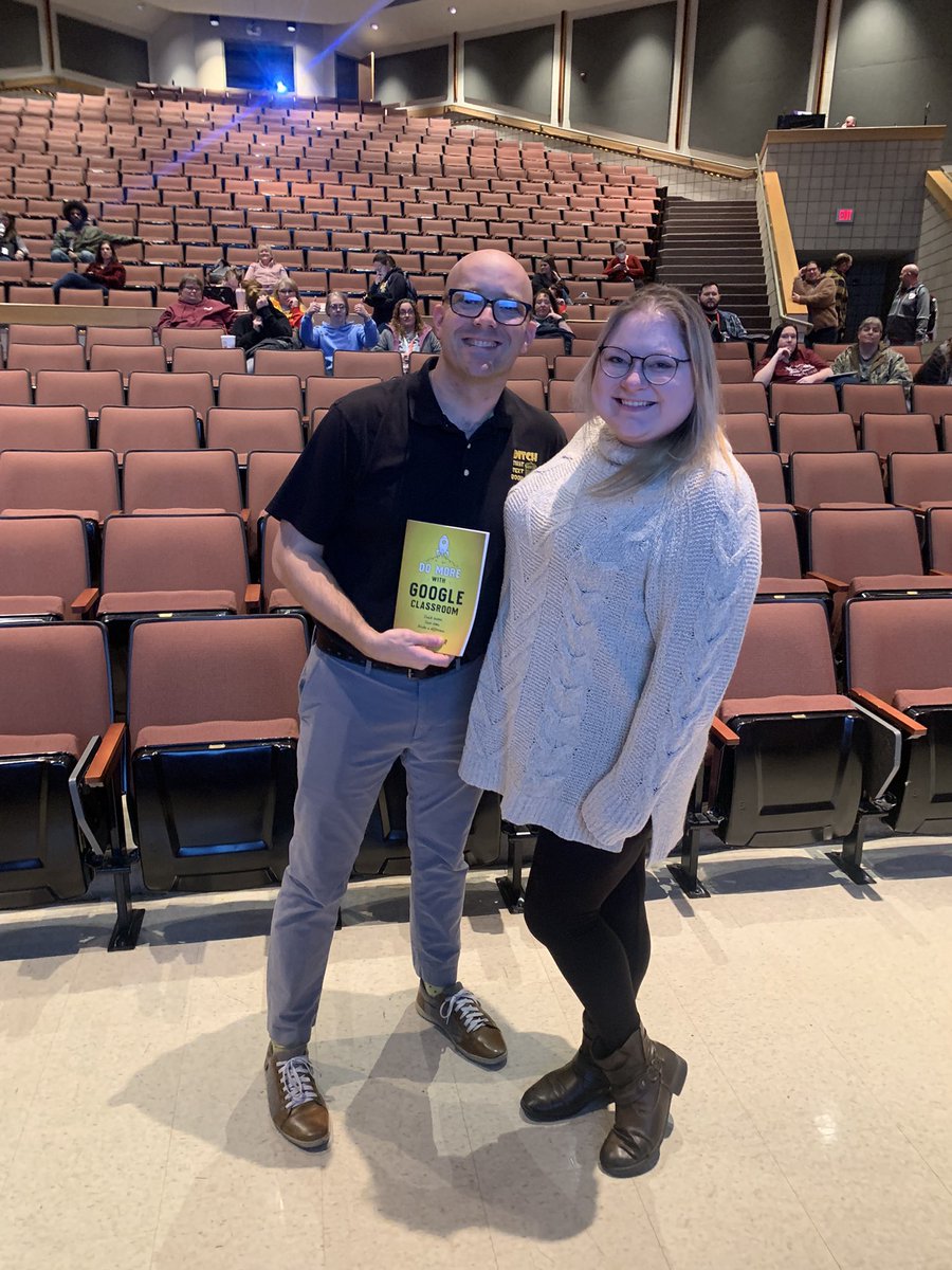 USD353Schools's tweet photo. Congratulations to USD 353 teacher Lindy Fike for winning, Do More With Google Classroom by @jmattmiller. https://t.co/dNlBfgxXXh