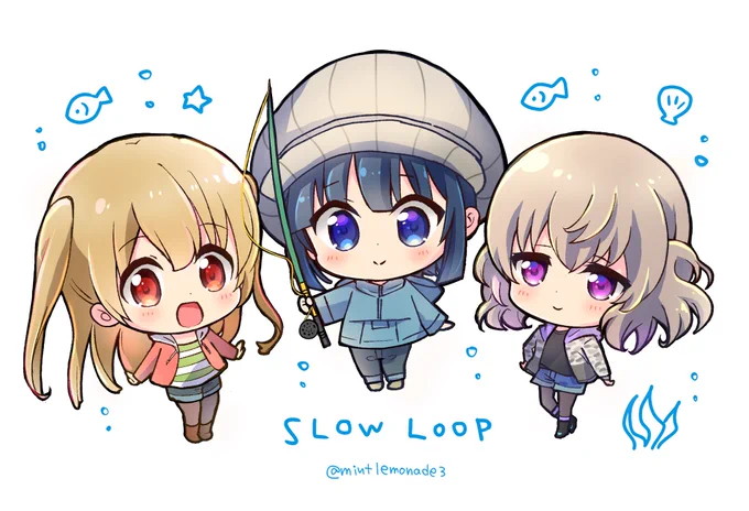 TLにいっぱい流れてきて気になってたので昨日一気見した〜!かわいかった〜!!☺️

#スローループ #slowloop 