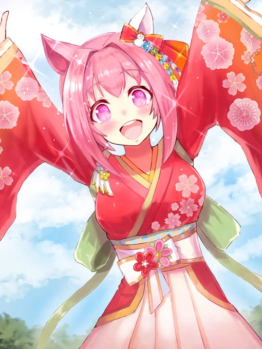 勝っても負けても手ブンブン振ってくれるウララすき🏇
#ウマ娘 