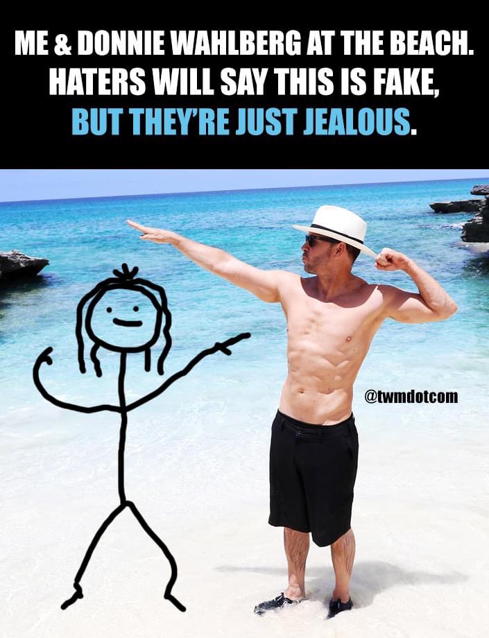 Sharirby's tweet photo. Wishing @DonnieWahlberg and I were back on the beach for my birthday today! #47andcounting ๐คฃโค๏ธ๐คโพ๐ซ https://t.co/89kAa9AGKd