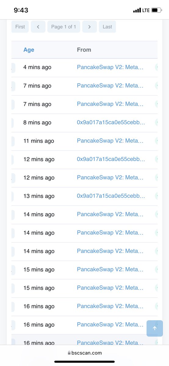 Madam_Bitlady's tweet photo. When looking at the pump transactions it’s “ALL” purchases coming in, none going out. Meaning you can buy it but you can never cash out. Say goodbye to your money. https://t.co/vP3hBBHC2p
