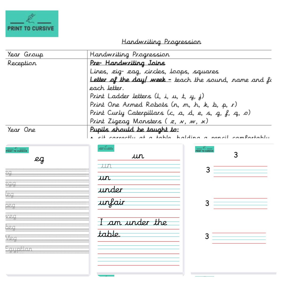 printtocursive's tweet image. Print to Cursive is a simple but effective handwriting scheme which uses small steps to support the journey from writing in print to cursive. For more information, check out  tes.com/teaching-resou…