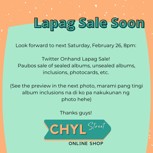 ChylStreet's tweet photo. Life/Shop Update❤️
See photo for: 
- Mga Naganap recently
- Plans for this year
- Upcoming sale, lapag on Feb 26 😄

Take care, everyone! https://t.co/4gnjRmh4Qy