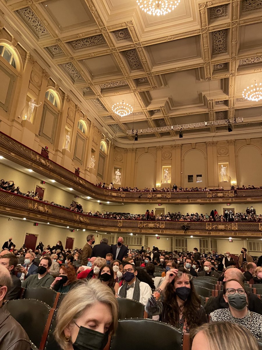 DavidLloydBrown's tweet photo. Start of BMOP’s concert at Symphony Hall for my late spouse Larry Phillips. Over 1700 in attendance. A magical evening. Gil Rose indeed pulled out all the stops . I am eternally grateful. Wonderful start to BMOP’s 25th season —celebrating those who helped BMOP start and thrive. https://t.co/bSP1QBNAjv
