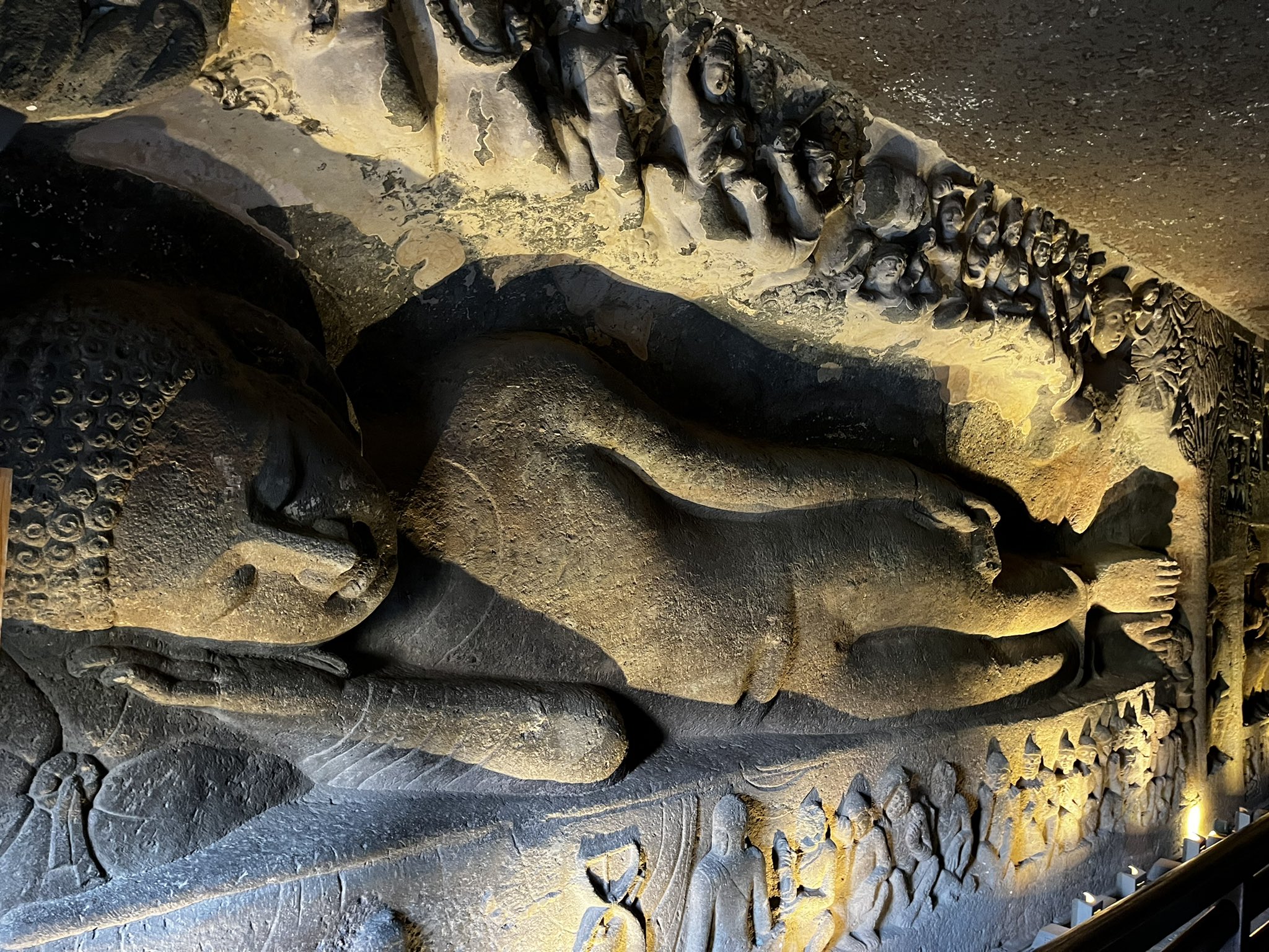 Consul General Arne Jan Flolo At The Astonishing Ajantacaves In Aurangabad District In Maharashtra Unesco World Heritage Site Starting From 2nd Century e Rock Cut Buddhist Caves Halls Of Worship