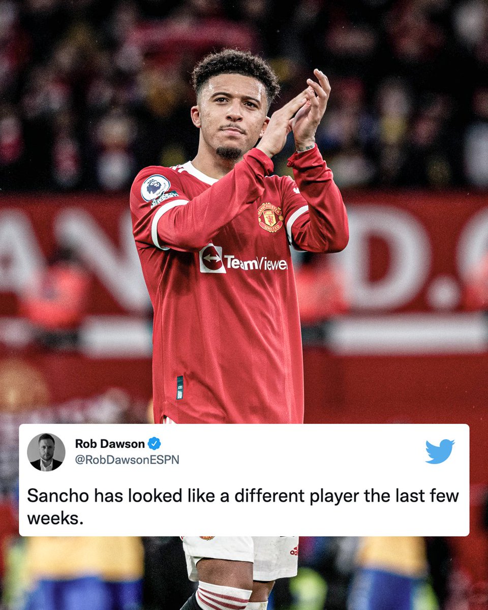 ESPNUK's tweet photo. Jadon Sancho is cooking for Man United 👨‍🍳 https://t.co/k1u6GjUE4d