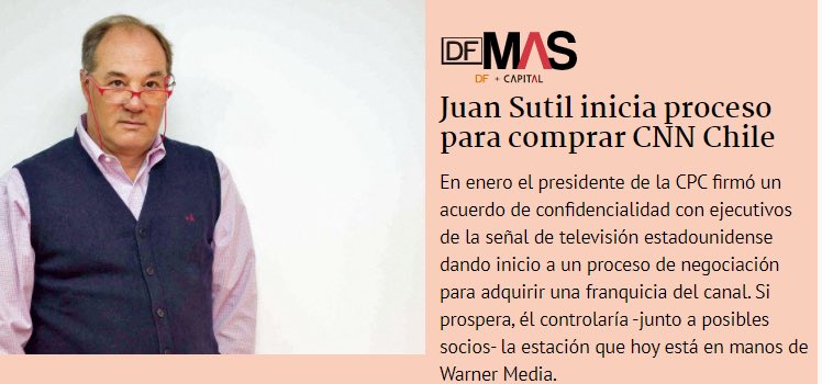 sebastian_gray's tweet photo. Esto me parece gravísimo: el mismo fanático arrogante que censuró CNN ahora pretende controlarlo, dejándonos sin ningún equilibrio editorial entre los principales medios escritos y de TV. 
Urge una campaña para que Warner Media no negocie con este personaje: https://t.co/eWdEDkP3N2