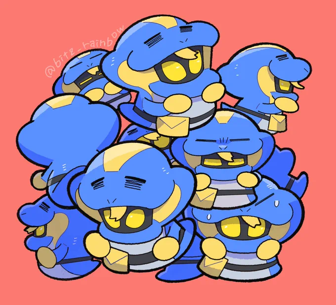 今日の放送で頑張ったラブちゃん🖤💛💙ラブ〜
#仮面ライダーリバイス 