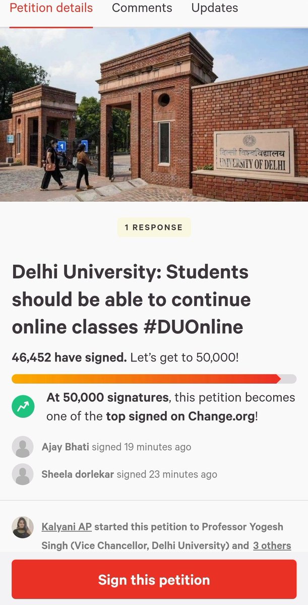 tylercecelia9's tweet photo. Today is World International Justice Day. Ironically, on the same day, more than 46K students of the prestigious Delhi University are denied justice, and are turned a blind eye to their mental and financial hardships.
#HybridModeShouldBeChoice
#HybridModeforDU
#ChancellorHelpUS https://t.co/RTYtgjBNTw