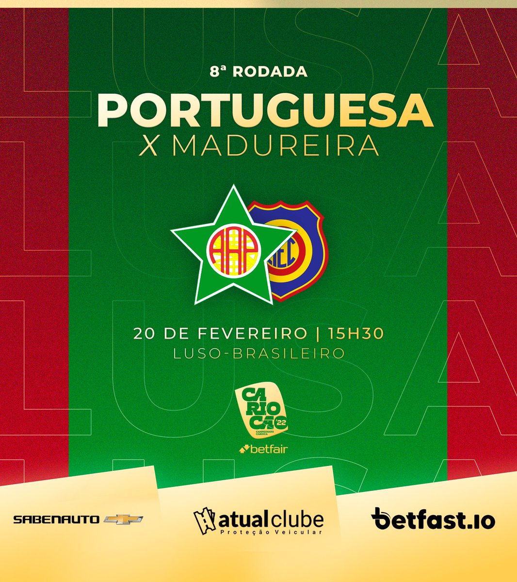 portuguesarjofc's tweet photo. Domingo de Lusa!🦓
⠀⠀⠀
#VamosLusa #PORxMAD #Cariocão22 #Diadelusa #SouLusitano #ilhadogovernador https://t.co/dsnW2HUYlm
