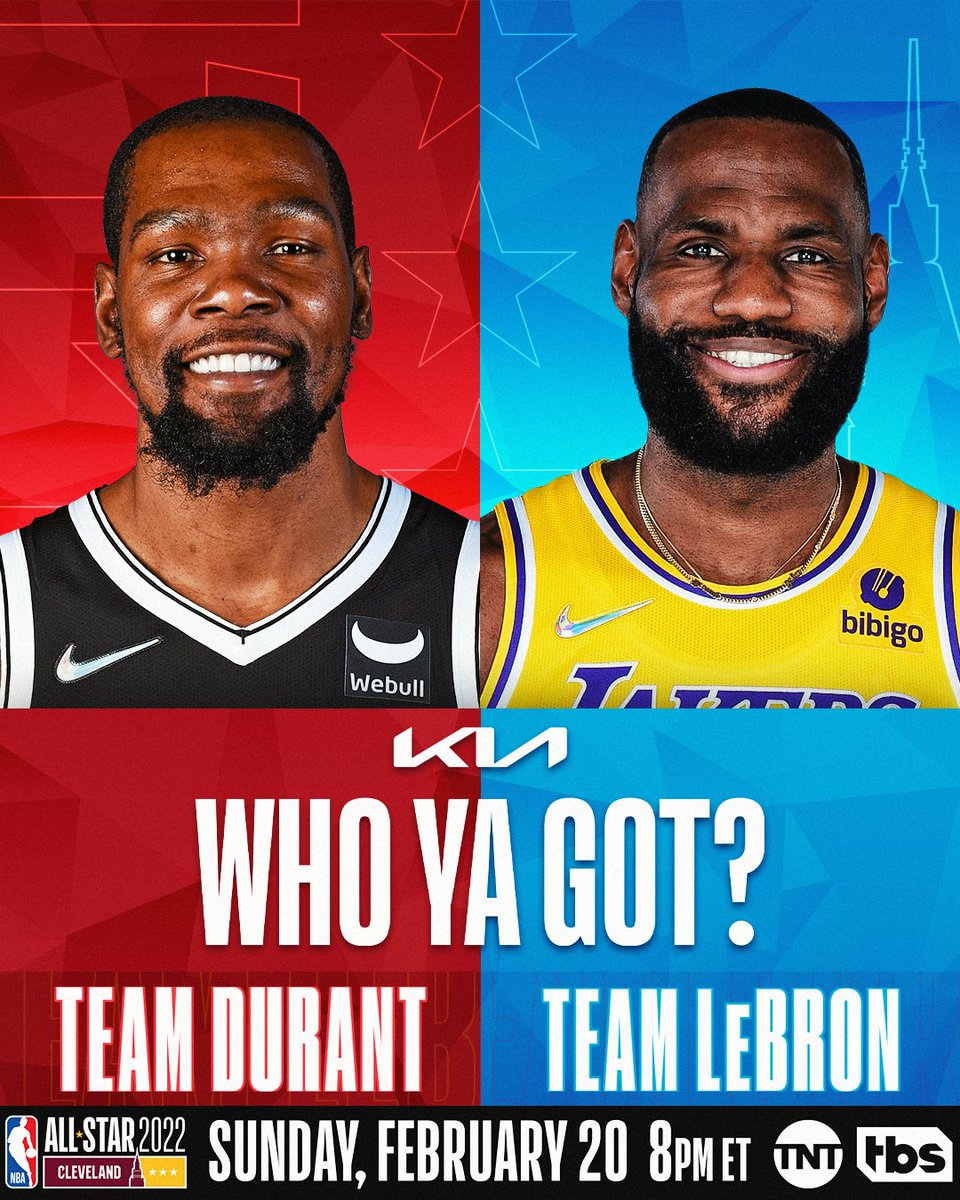 NBA's tweet photo. #TeamDurant or #TeamLeBron

#KiaWhoYaGot: https://t.co/oksSmXm7pA https://t.co/2loe29BehU