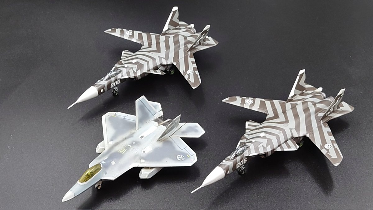 トランペッター 1/144 Su-47完成しました！ エースコンバット7の