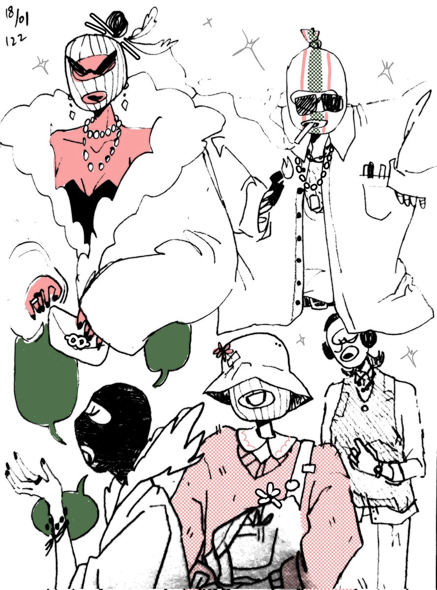 also some balaclava  people doodlezz  from a while back 👍 