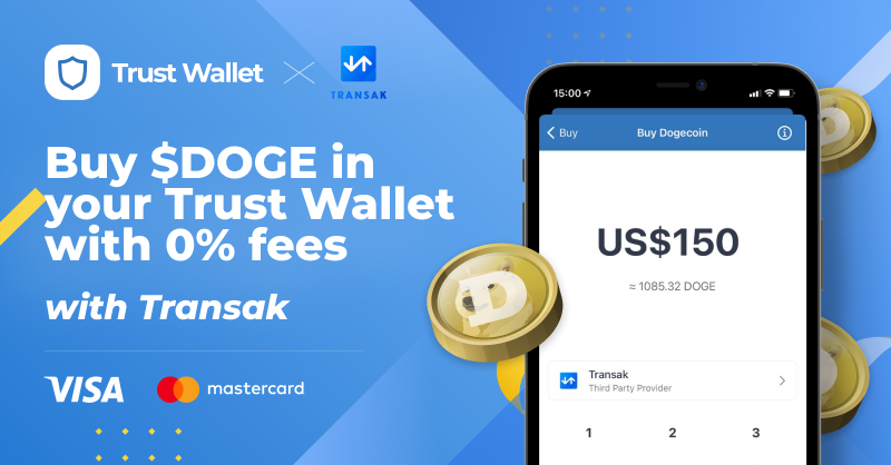 RT @TrustWallet: Did you know that there's also 0% purchase fees on $DOGE with @transak_  too..? YW.

 #dogecoin https://t.co/50eAsK8XBN