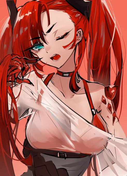 ほしい
 #アークナイツ版深夜の真剣お絵かき60分一本勝負 