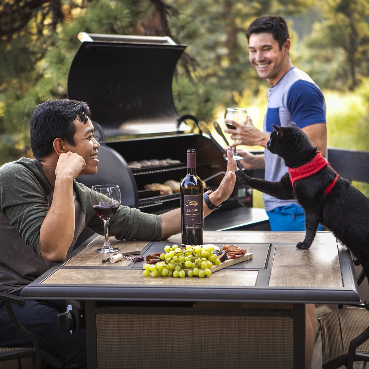 JLohrWines's tweet photo. While every day spent with our pets is #NationalLoveYourPetDay, today we're giving them a little extra love. 🐾❤️ 

#ShareTheLohr, and show us how you're treating your pets to their special holiday!
@jjyosh https://t.co/kdrjk0tKcg