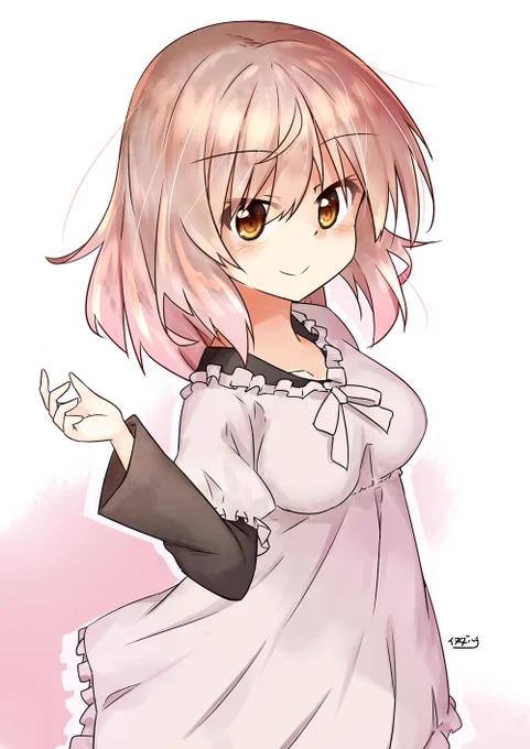 髪をおろしたささらちゃん 