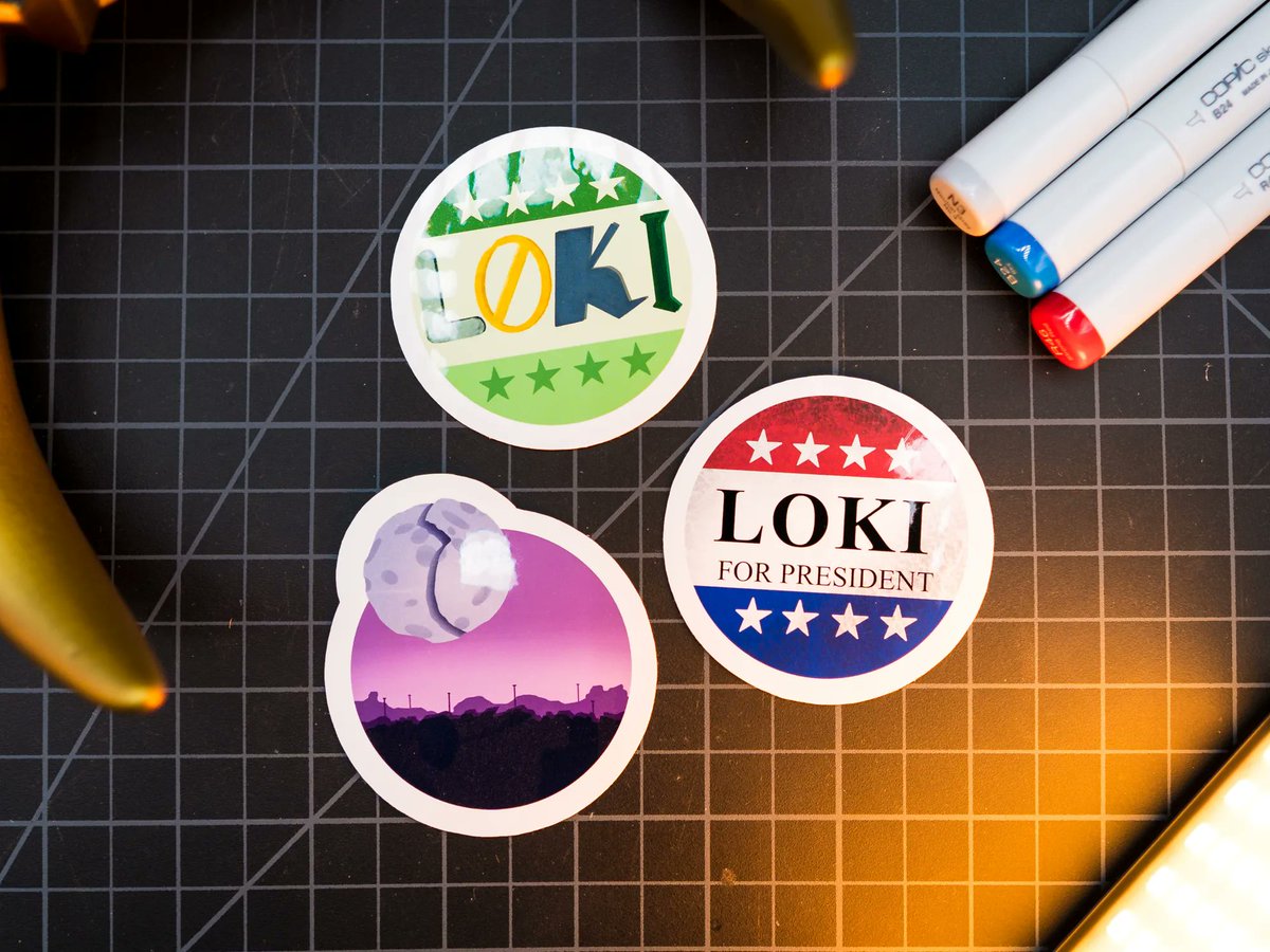 BossKeyForge's tweet image. New year new you right? Is the new you a little bit mischievous? Express yourself with these Loki inspired hand drawn vinyl stickers!

Get the “Mischief Collection” here: buff.ly/3JwPVF0