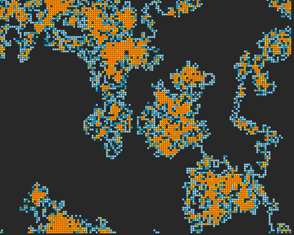 KoeiUral's tweet photo. Working on visualization of a 2D Brownian motion... quite canonical random walk, nothing crazy as the @unicorn_stew_  last drop 🤓😅
#WIP #noise #nftart #2d https://t.co/titg1jFmzW