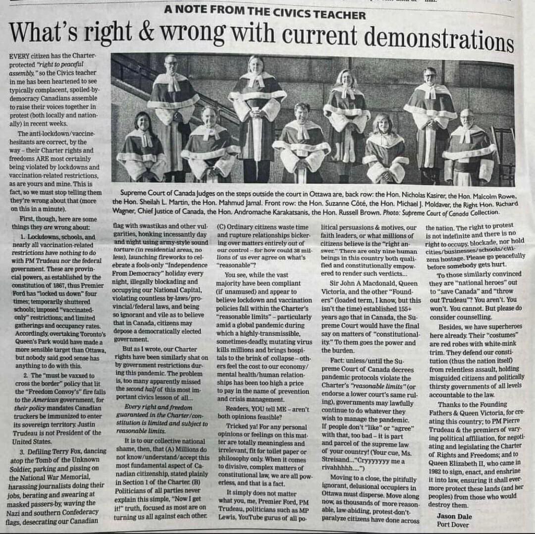 Dostanuggles's tweet photo. Stop the nonsense.  #Canada  Read this 👇🏼 https://t.co/ogMS0PQAkP