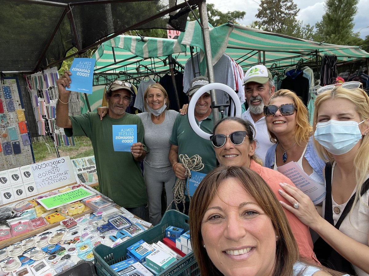 Militando en defensa de la LUC , en Solymar . Porque queremos seguir avanzando , este #27M votamos #NO