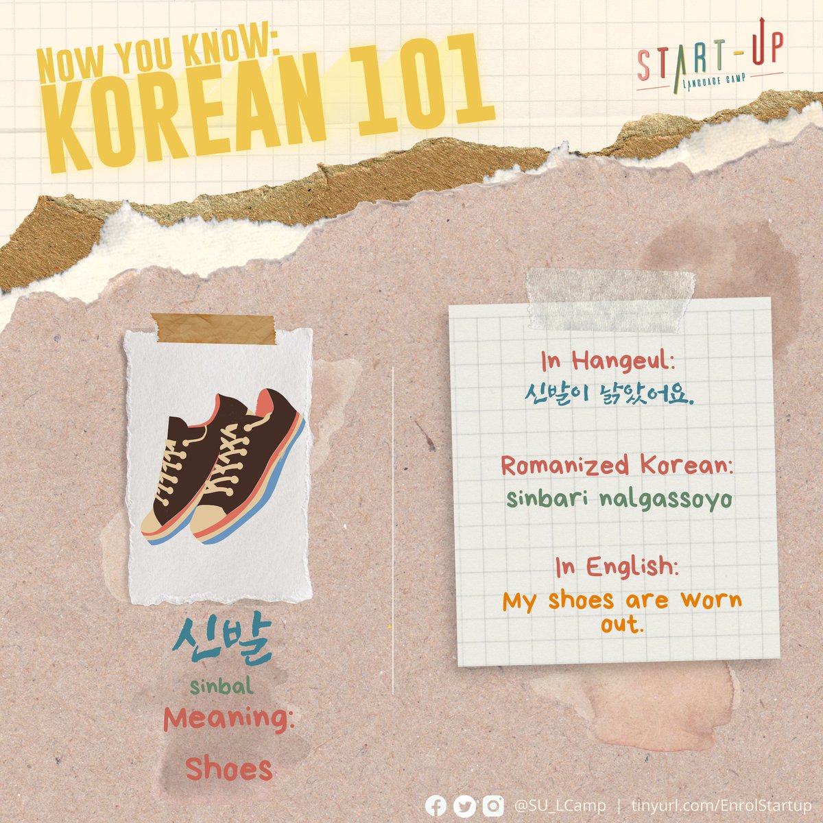 SU_LCamp's tweet photo. #NowYouKnowKorean101
Did you know that the Korean Tradition Footwear is called Jipsin? They are categorized as Yi, shoes with a short height, and the specific name can vary according to the materials used, as with samsin, wanggolsin, cheongol jisin, and budeulsin.
#Korean #Class https://t.co/A0M6ZJzM1P