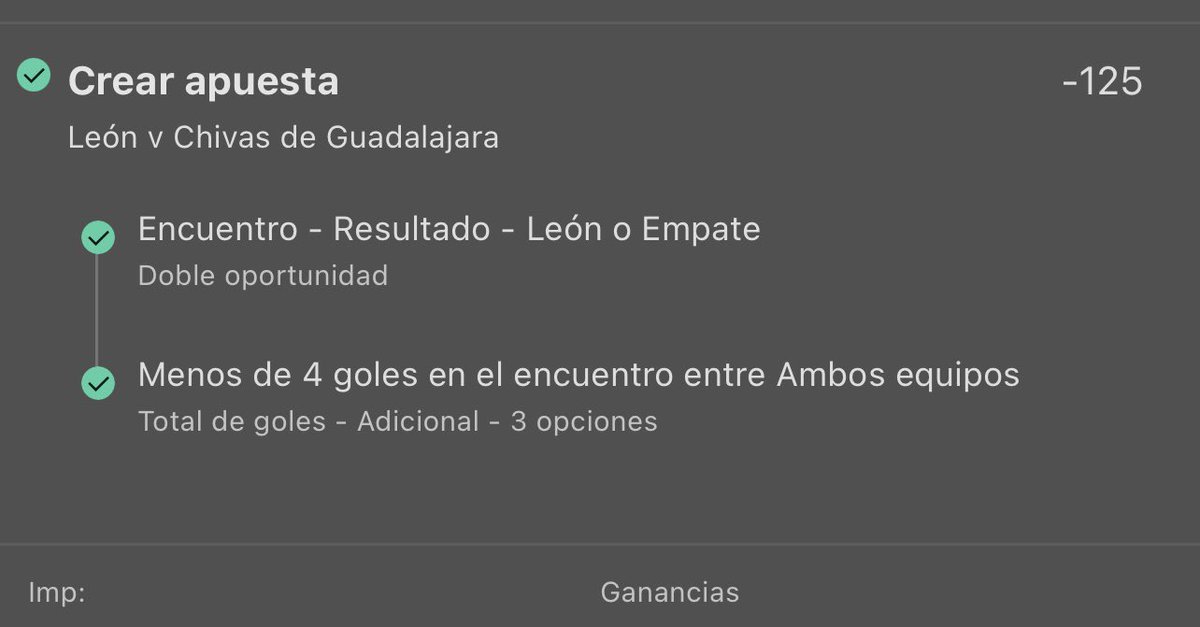 BolAplays's tweet photo. BUENOS DÍAS. 🙌🏻

Ayer ganamos nuestros dos #picks del día, metiéndonos en el fútbol y con momios bastante buenos. ⚽️

#SerieA: AA y Over 2.5. (+100): ✅💰
#LigaMX: León y Und 3.5. (-125): ✅💰

Ya se mandó el primer #pick del día con momio (+100). ¡VAMOS! 👊🏻 https://t.co/0tEp5XlKw7