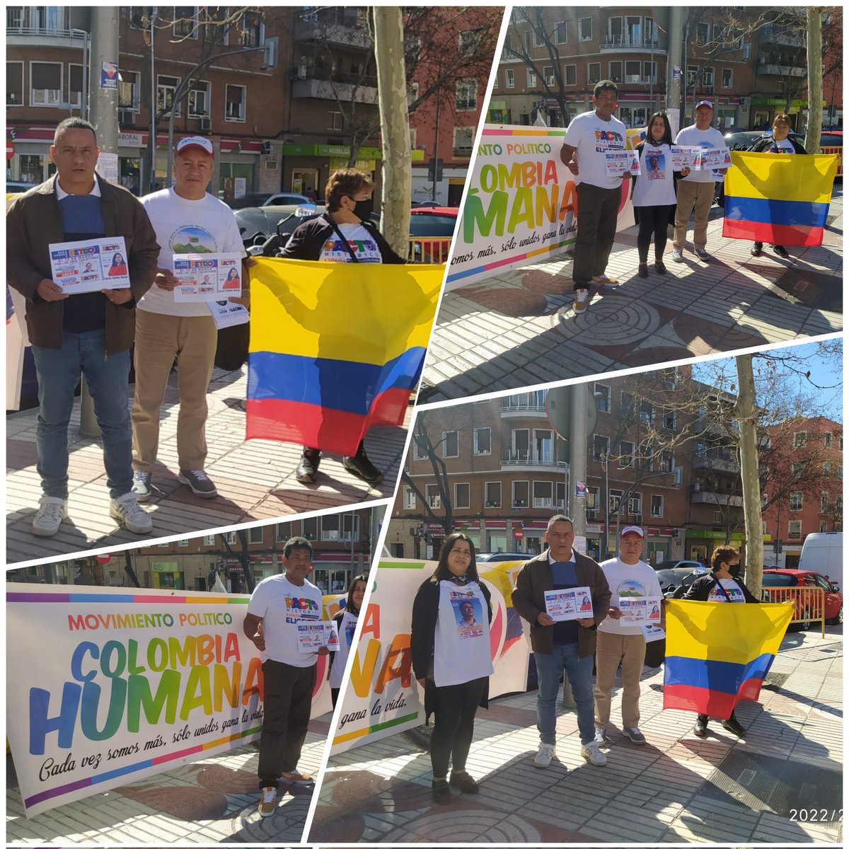 Red de Nodos Colombia Humana España tweet media