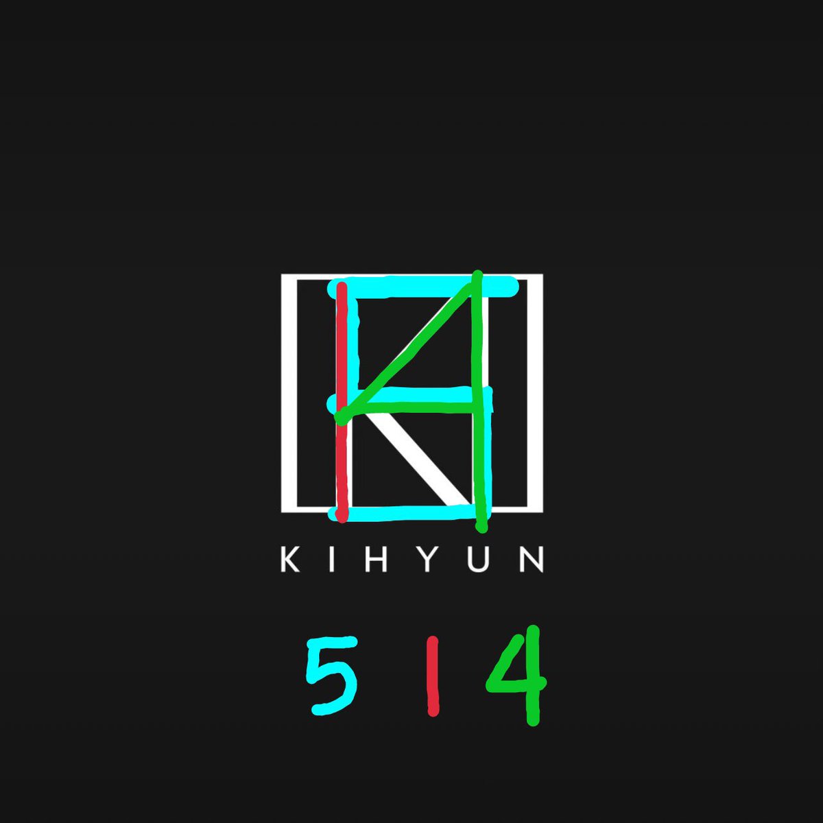 monxshownoo's tweet photo. HOLD UP??? NOW THAT IS SO SMART??? IVE ALWAYS SEEN IT AS K AND H BUT IT COULD ALSO BE SEEN AS 514 WHICH IS MONSTAX DEBUT DATE 😭😭 IM CRYING https://t.co/ugNBiyxFfS