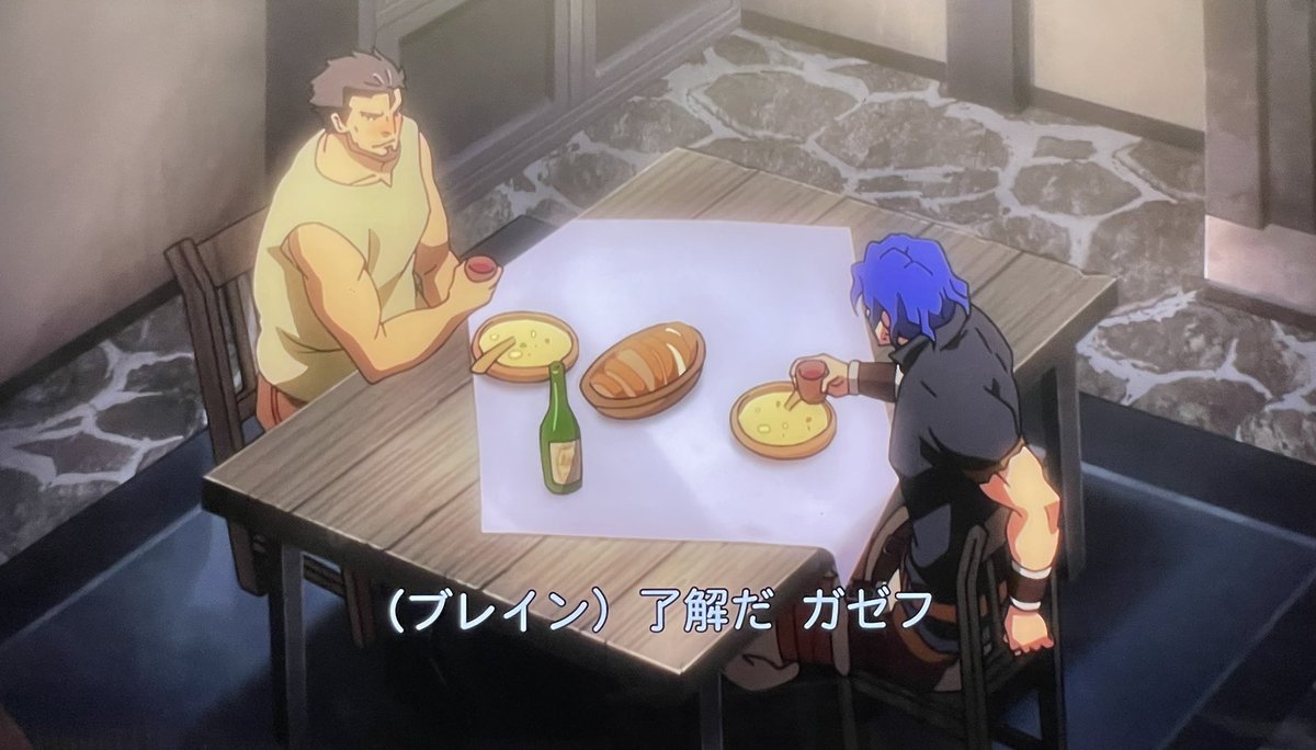 KNPEHEHKO__B's tweet image. 男同士の剣を交える、互いが高め合った技術での語り合いは至高だ。だがその後の交わし合う酒もまた至高のものだ。

#OVERLOAD2
#アニメマラソン