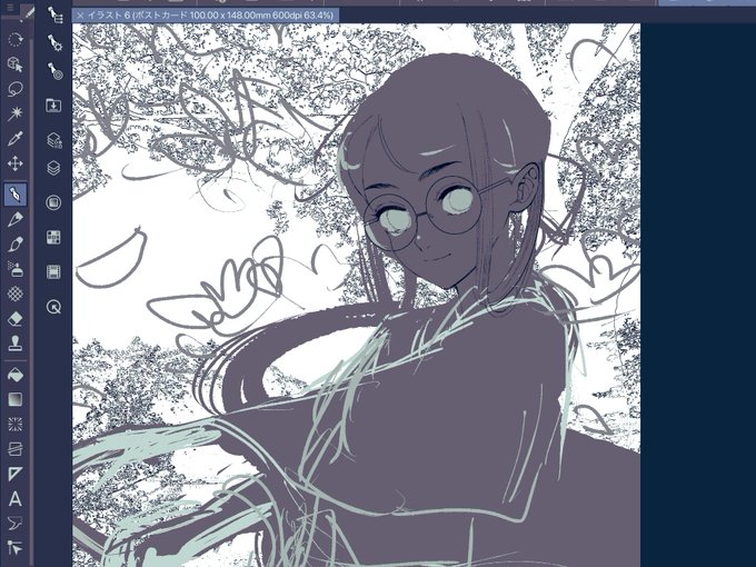 #イラスト #wip後一日行けば三連休! 
