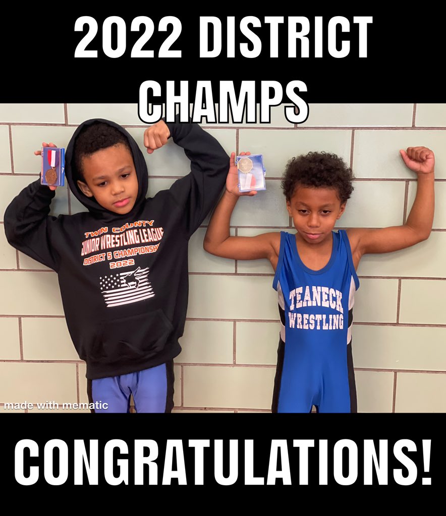 Congratulations to our 2022 6U District Champions.