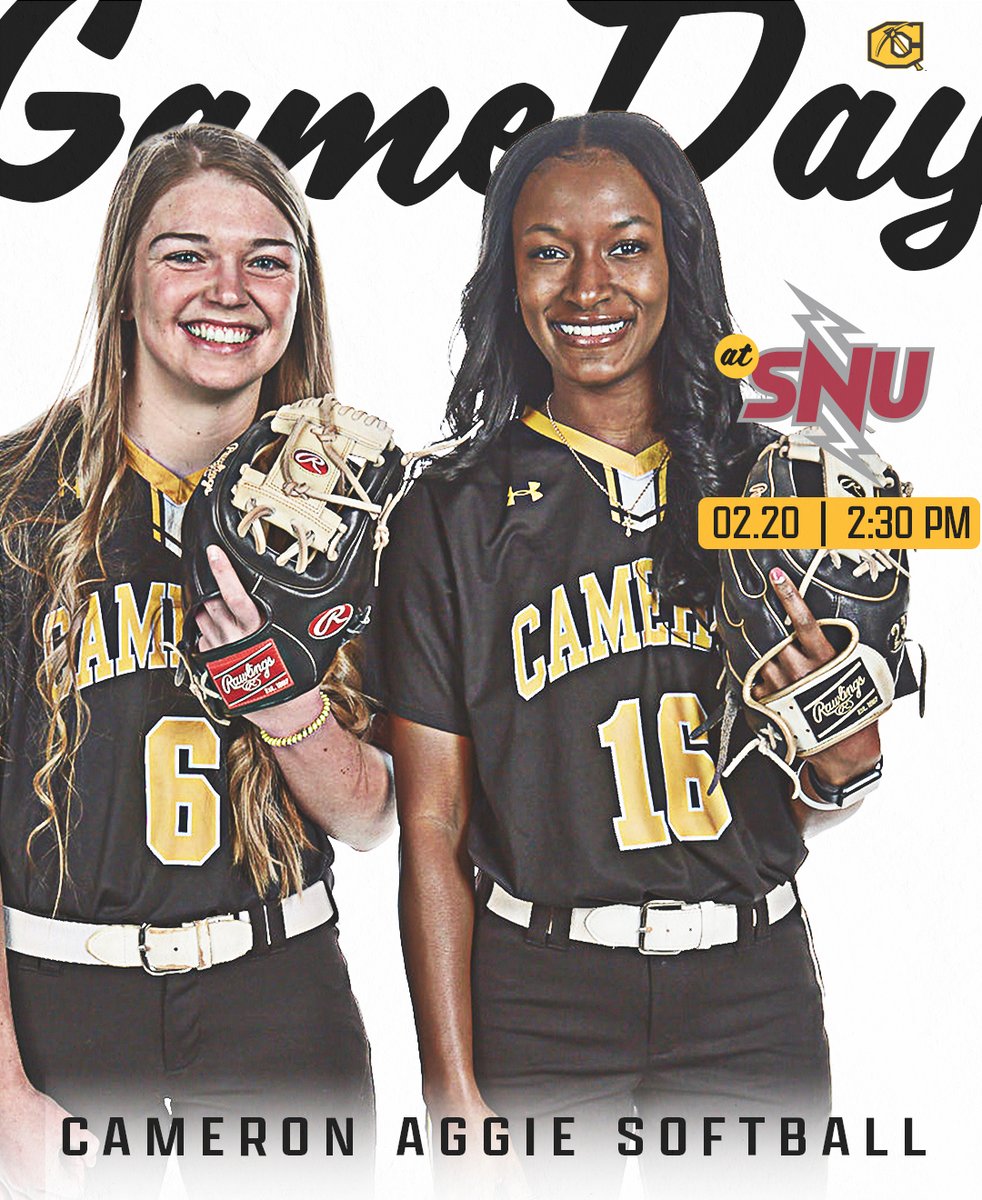 SB | <a href="/AggiesSB/">Cameron Softball</a> takes on the Crimson Storm to close out their five-game weekend in the OKC Metro!

🆚 - Southern Nazarene
⌚️ - 2:30 PM (CT)
📍 - Bethany, OK
🏟️ - SNU Softball Field
🖥️ - youtube.com/channel/UC_fNS…
🔢 - snuathletics.com/sidearmstats/s…

#CUsoftball #BackTheAxe⛏️